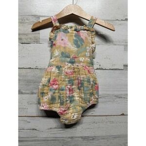 Size 6-12m Angel Dear Floral Bubble - New With Tags